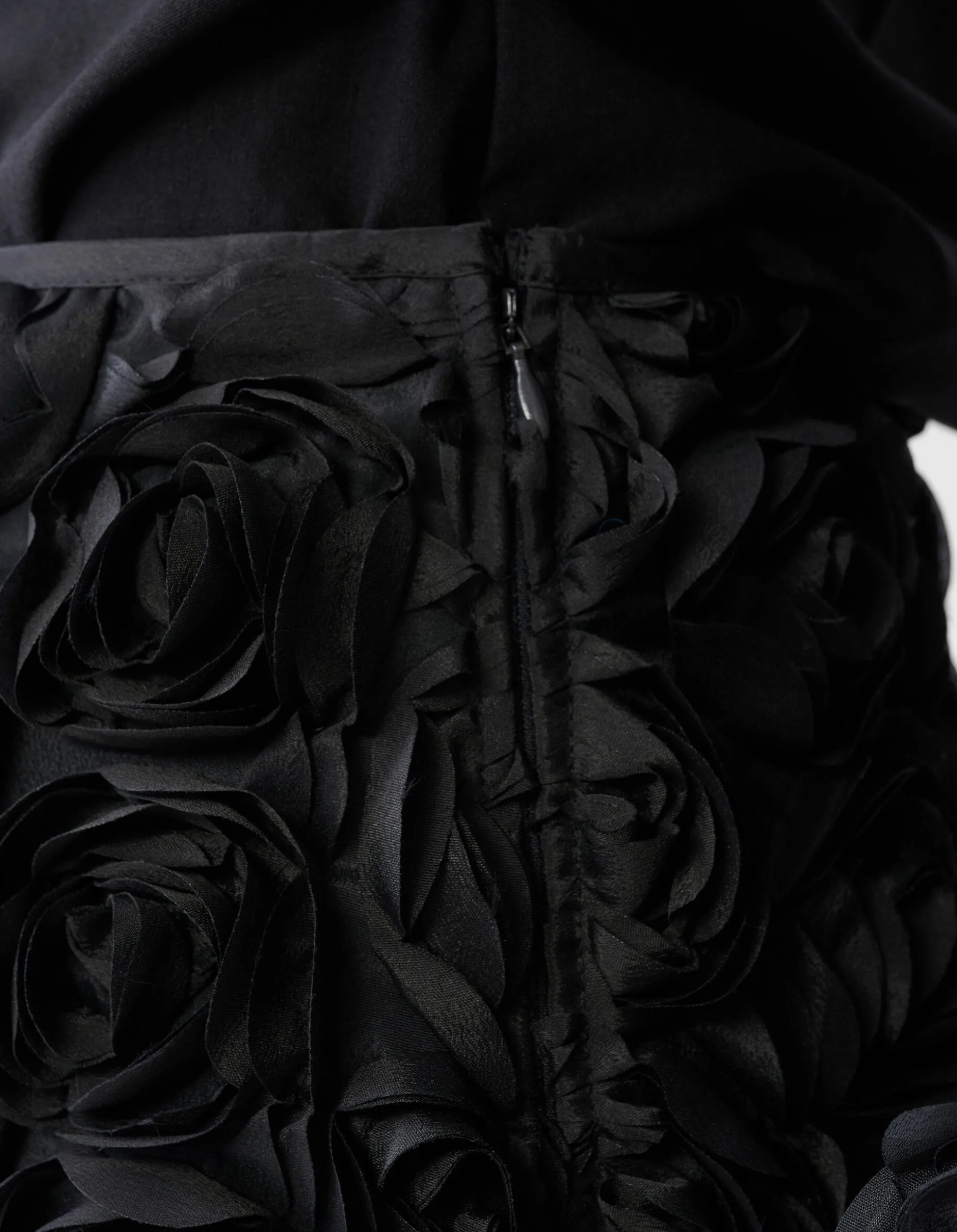 Rozen Mini Rok Zwart