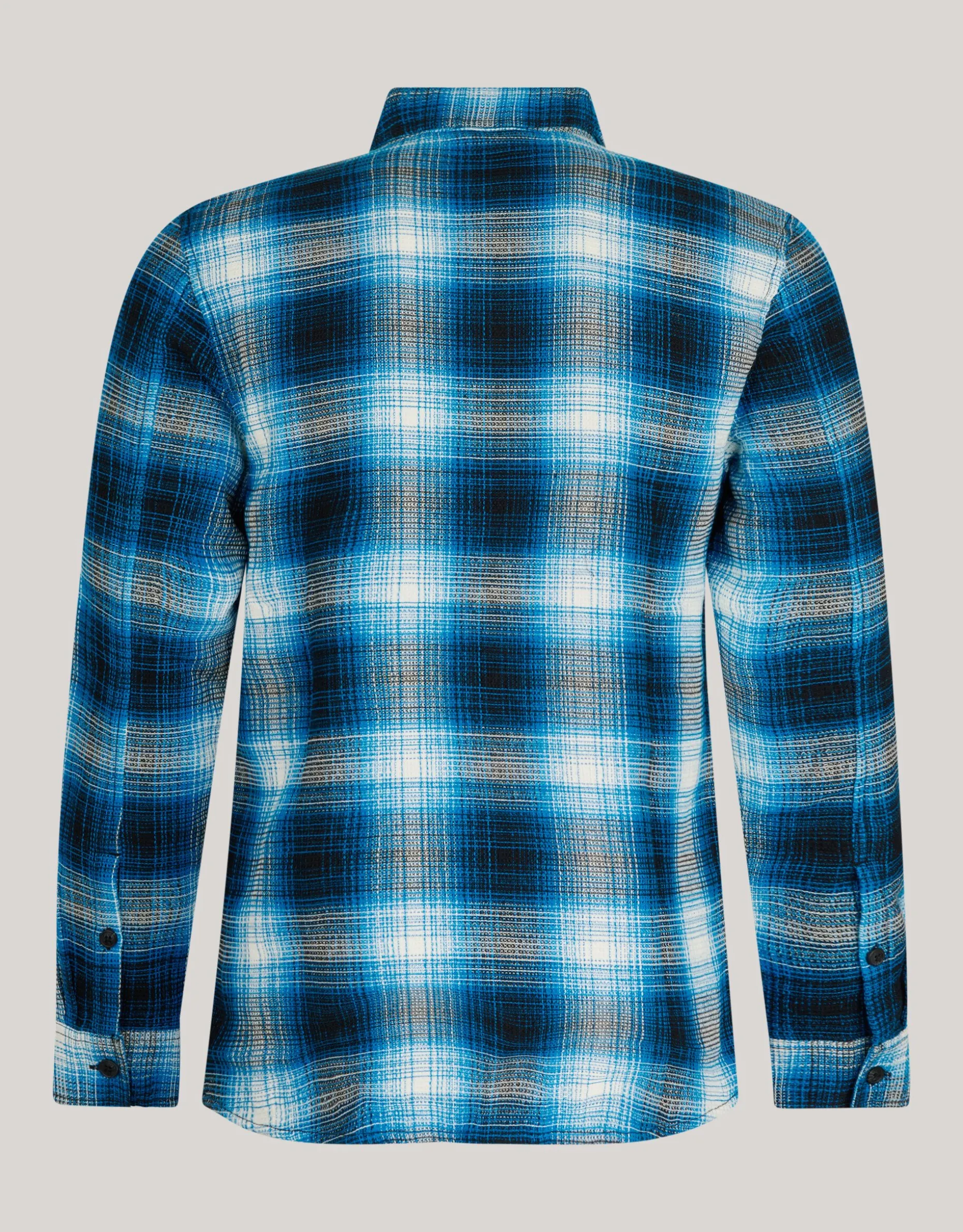 Ruiten Overhemd Donkerblauw