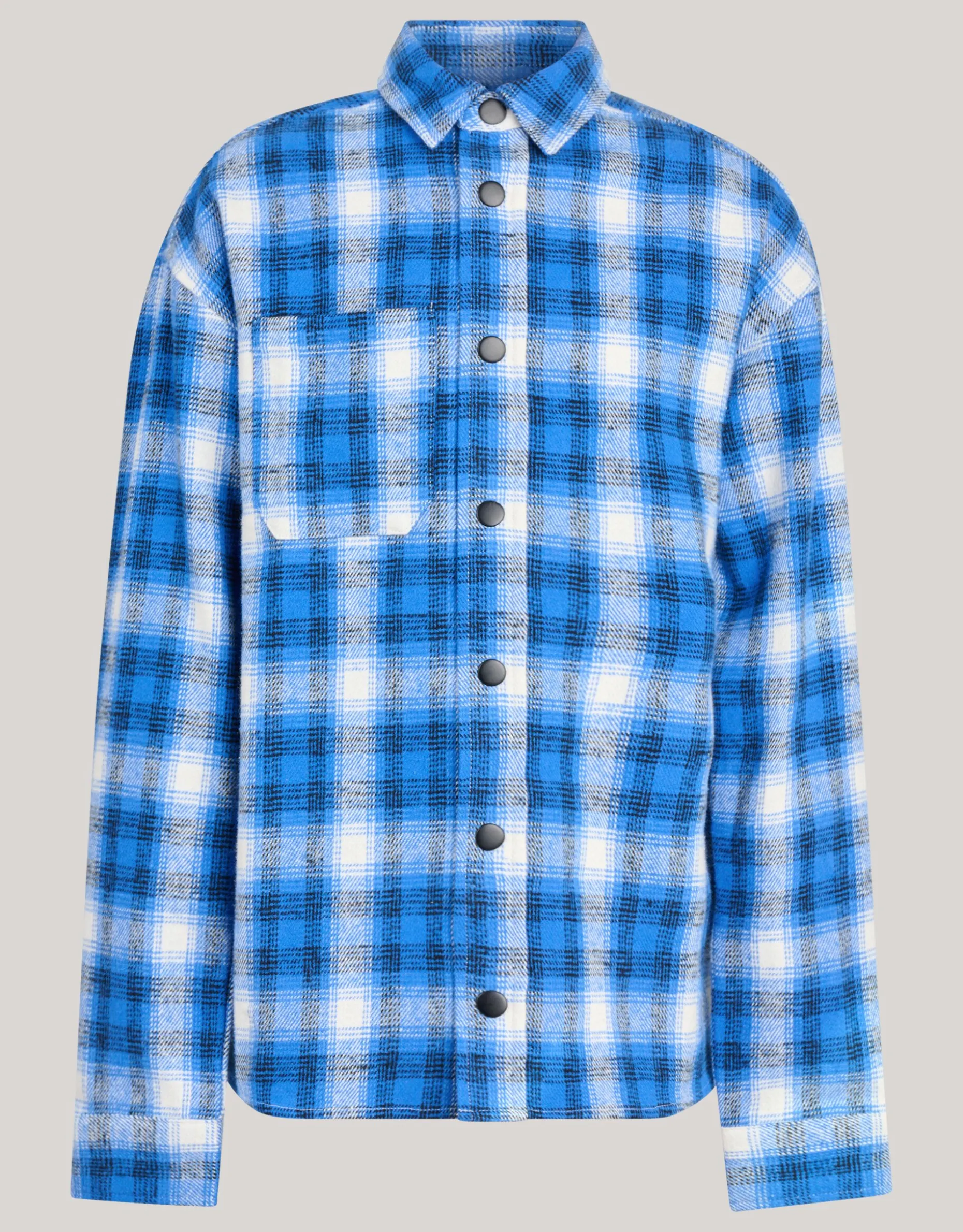 Ruiten Overshirt Blauw