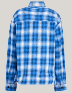 Ruiten Overshirt Blauw