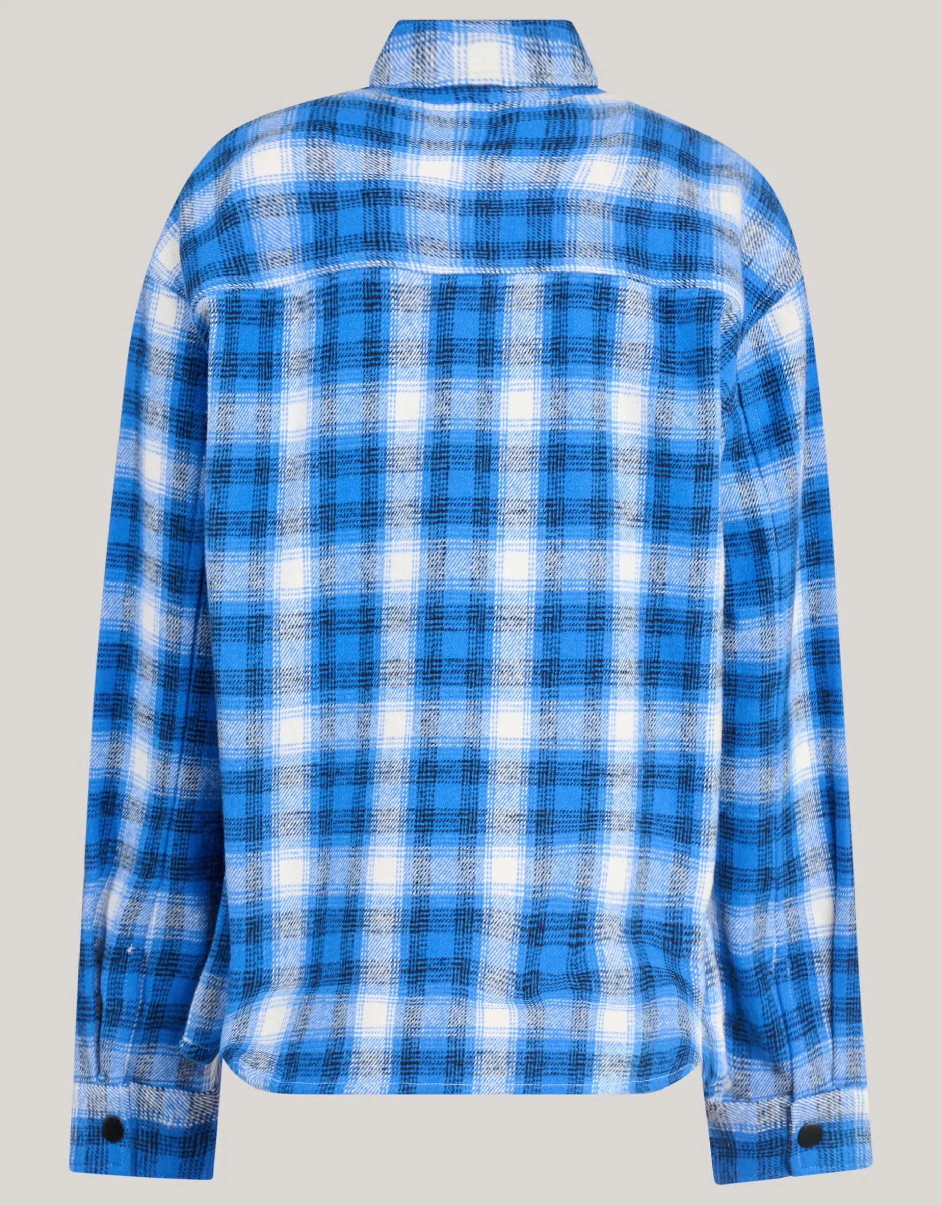 Ruiten Overshirt Blauw