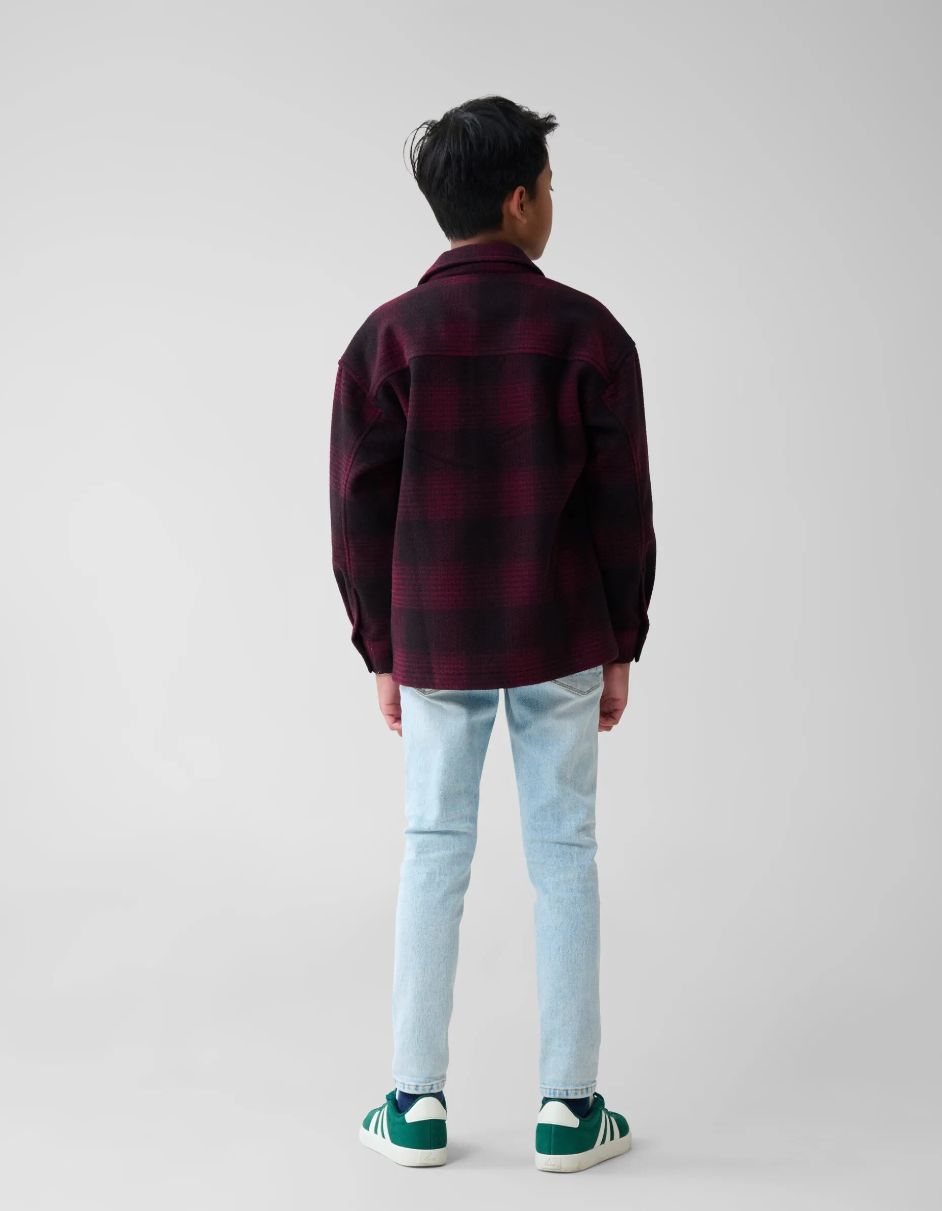 Ruiten Overshirt Donkerrood