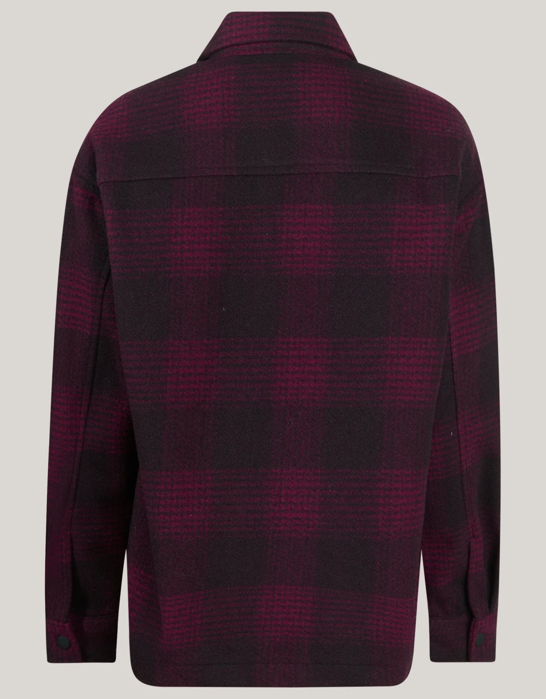 Ruiten Overshirt Donkerrood