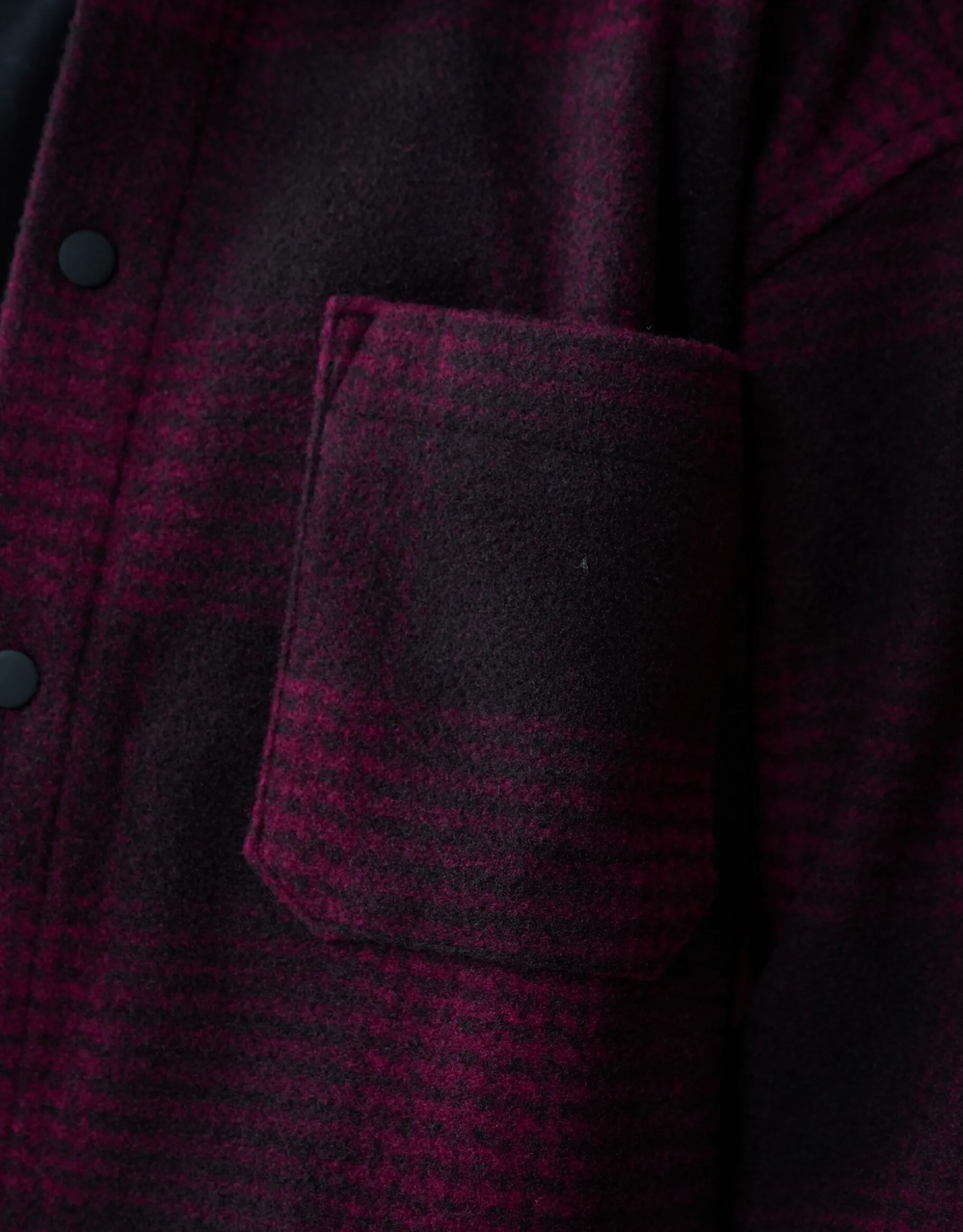 Ruiten Overshirt Donkerrood