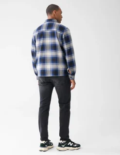 Ruiten Overshirt Gebroken Wit