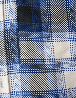 Ruiten Overshirt Gebroken Wit