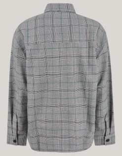 Ruiten Overshirt Grijs