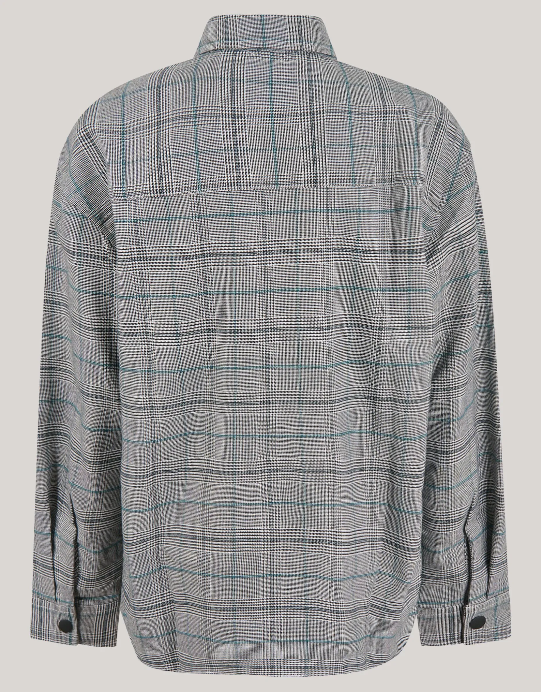 Ruiten Overshirt Grijs