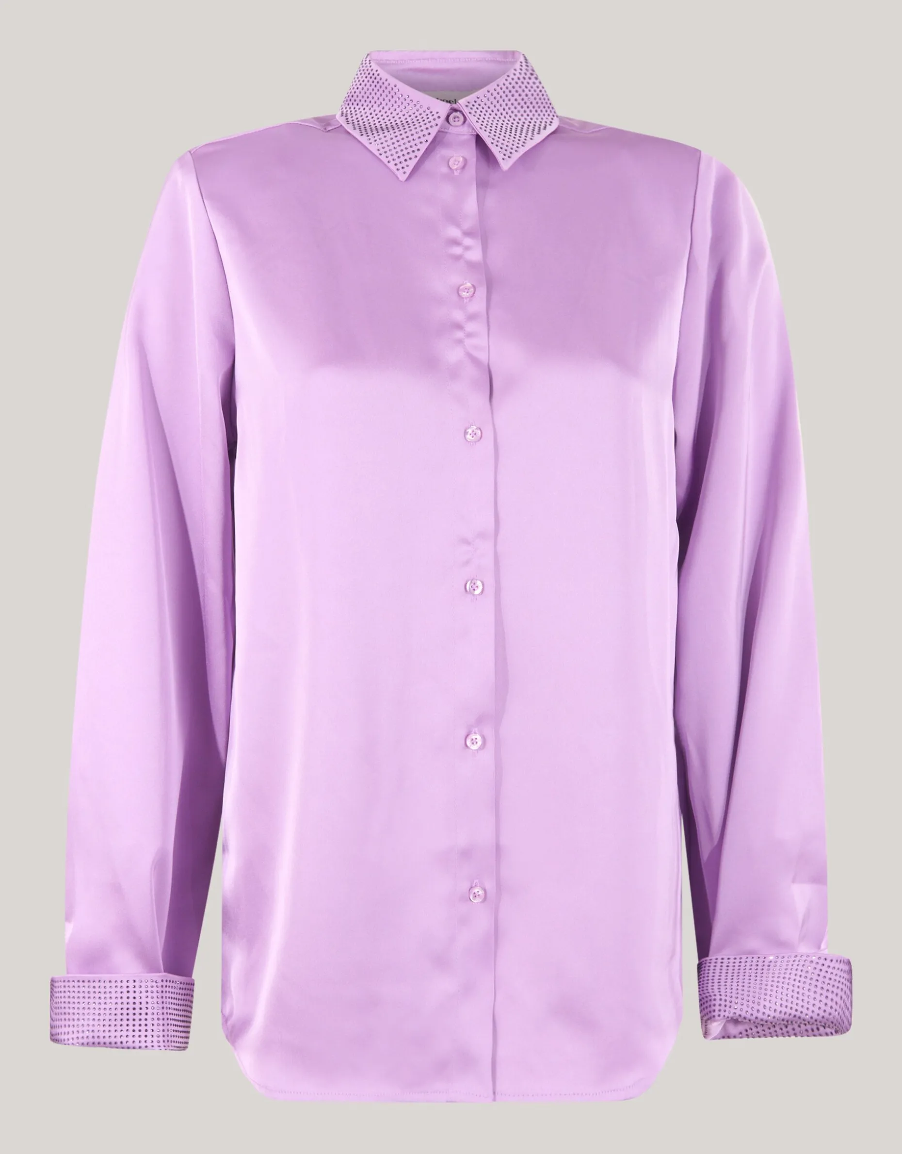 Satijnen Blouse Lichtpaars By Lizzy