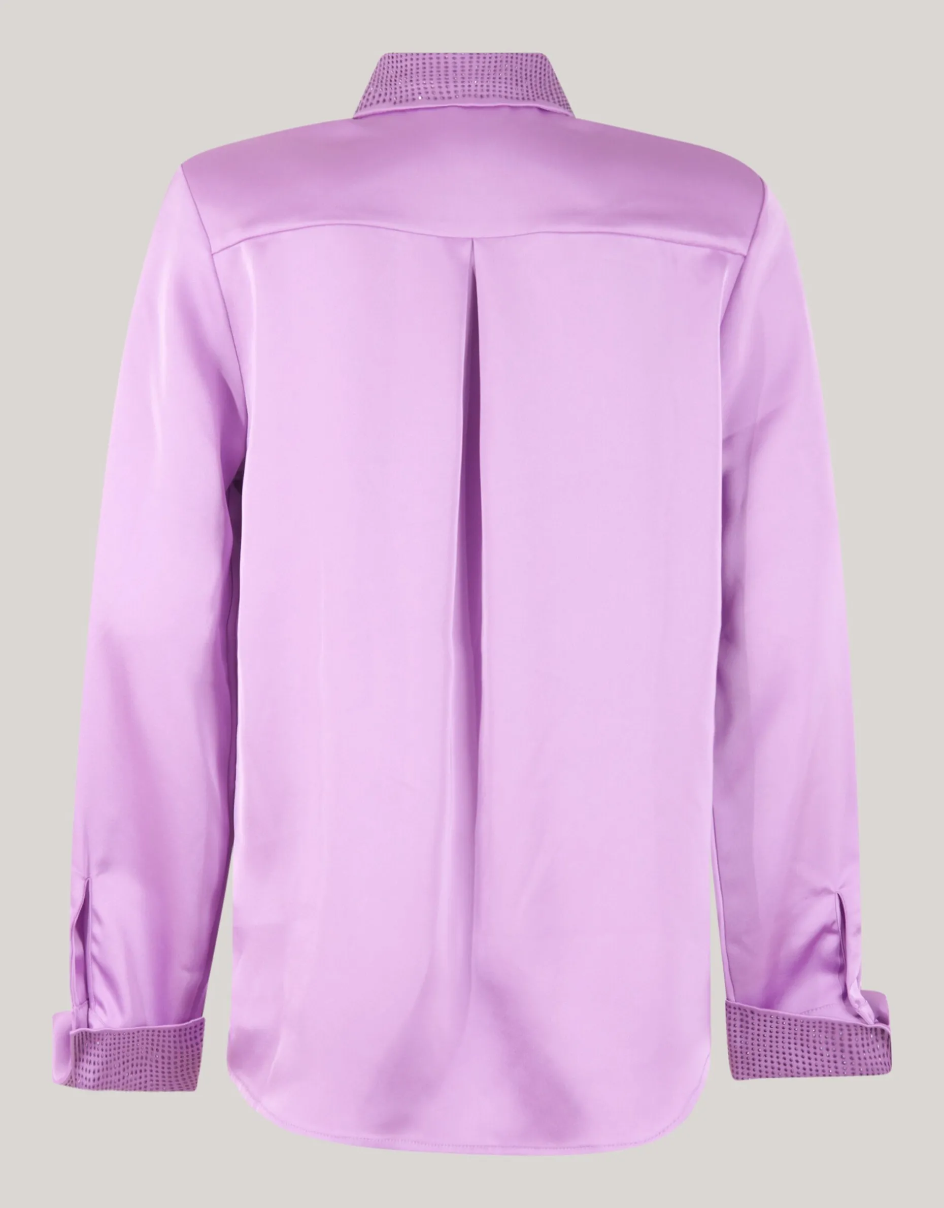 Satijnen Blouse Lichtpaars By Lizzy