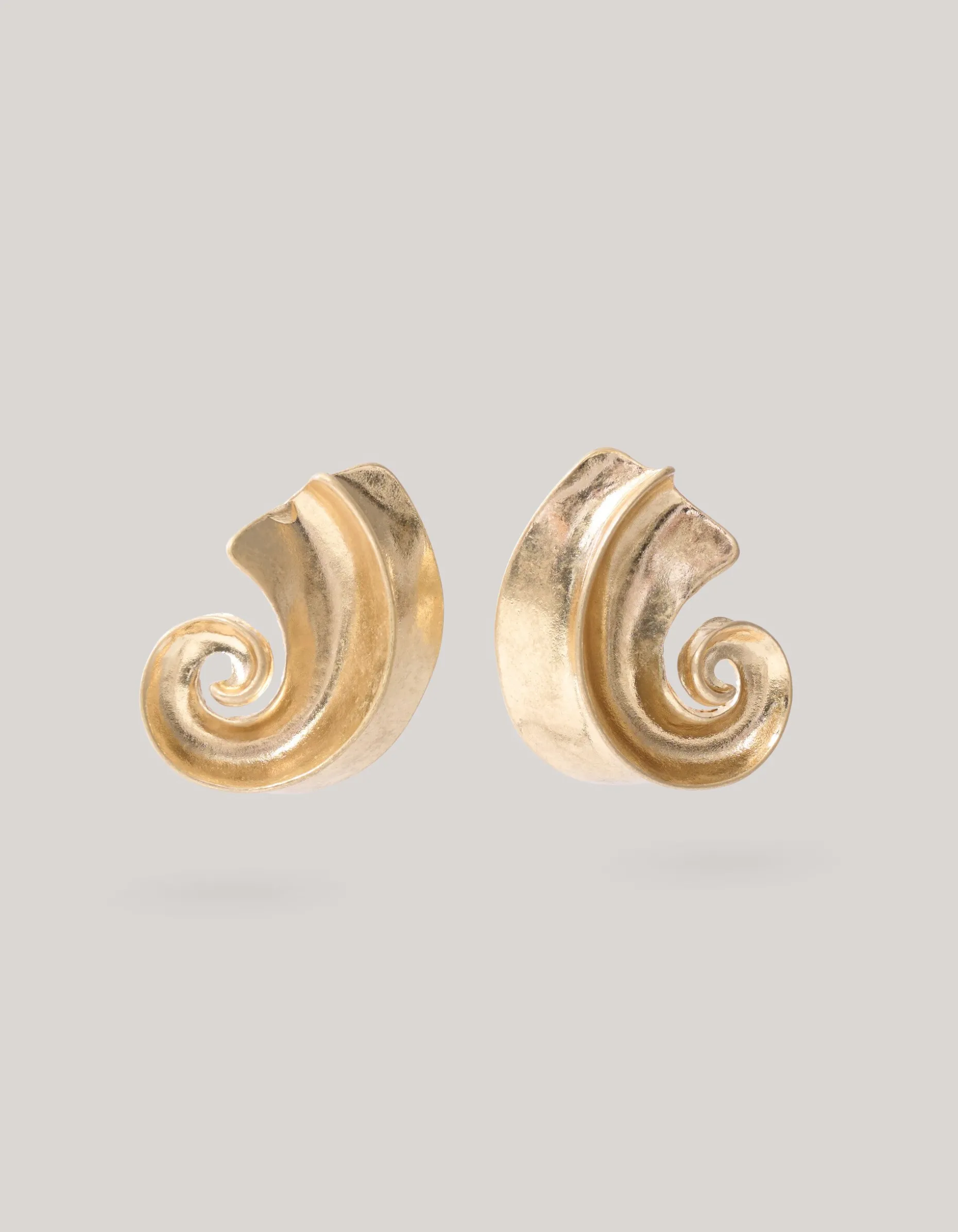 Schelp Oorbel Goud