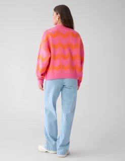Sequin Dames Trui Roze By Furmey