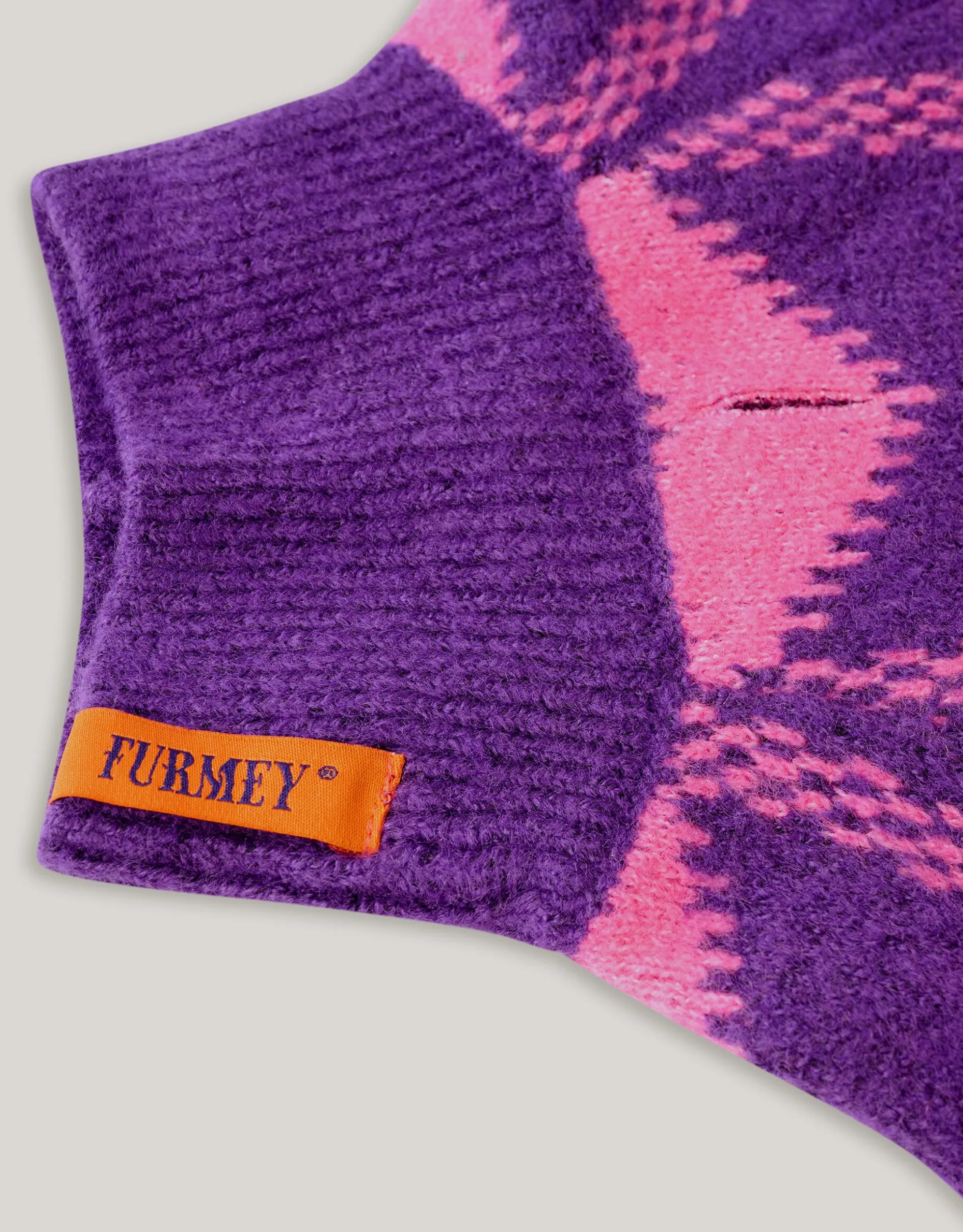 Sequin Honden Trui Paars By Furmey