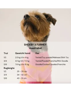 Sequin Honden Trui Roze By Furmey