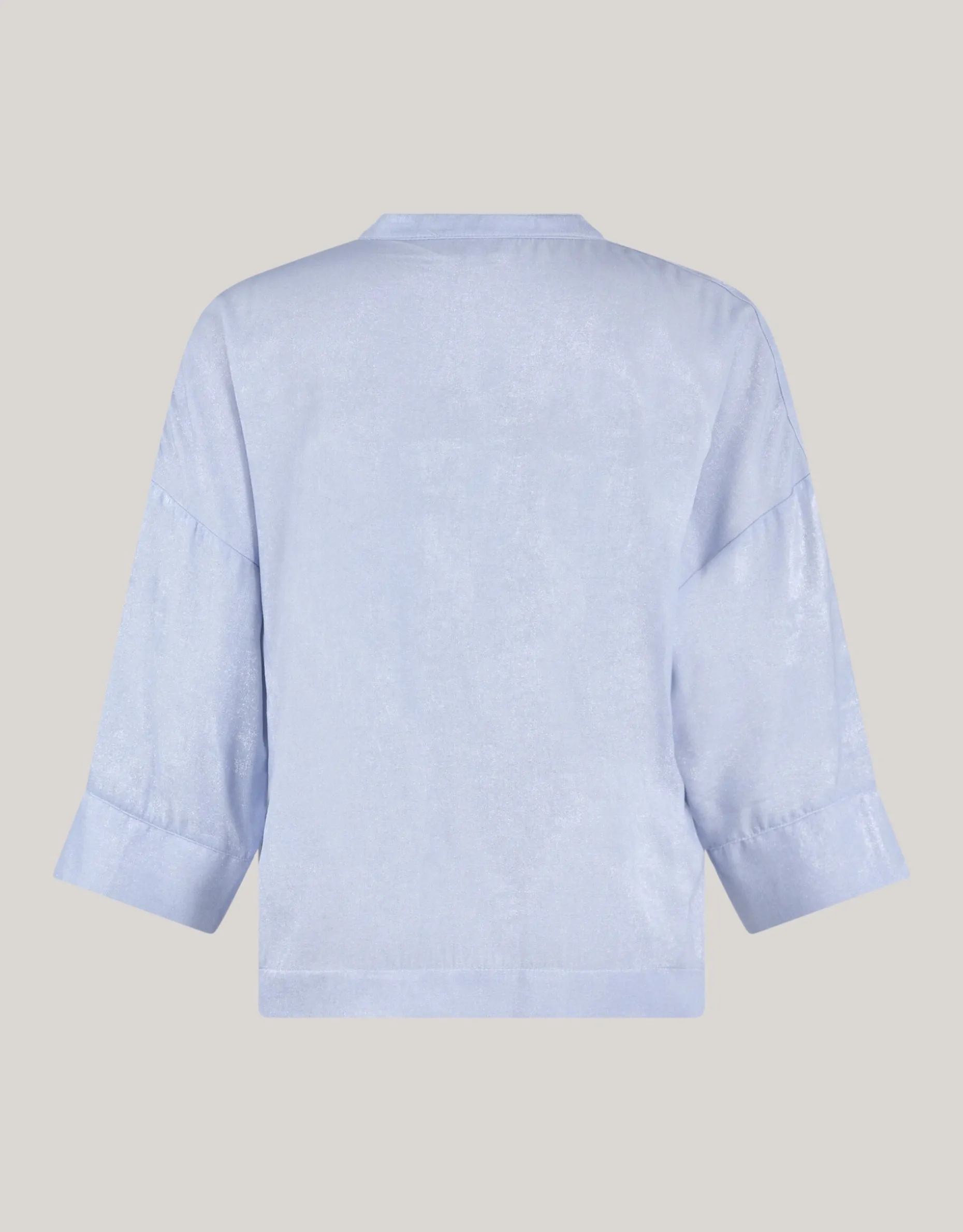 Shine Wide Blouse Lichtblauw