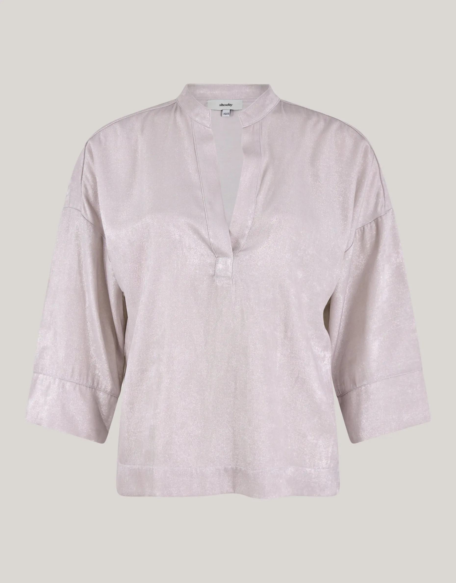 Shine Wide Blouse Zilver