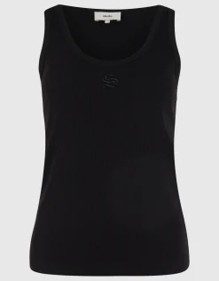 Shoeby Logo Tanktop Zwart