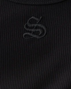 Shoeby Logo Tanktop Zwart