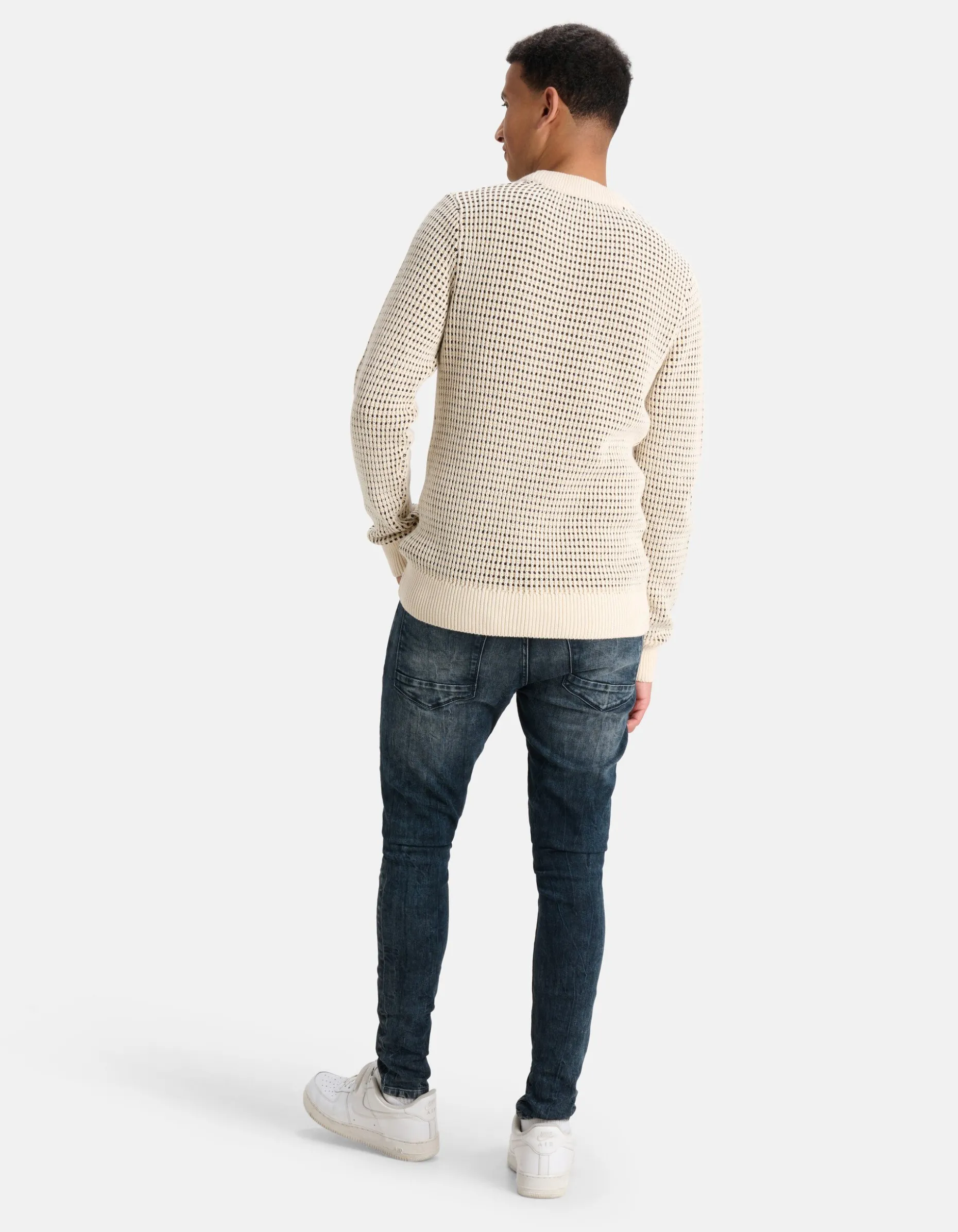Skinny Fit Jeans Blauw/Grijs L34