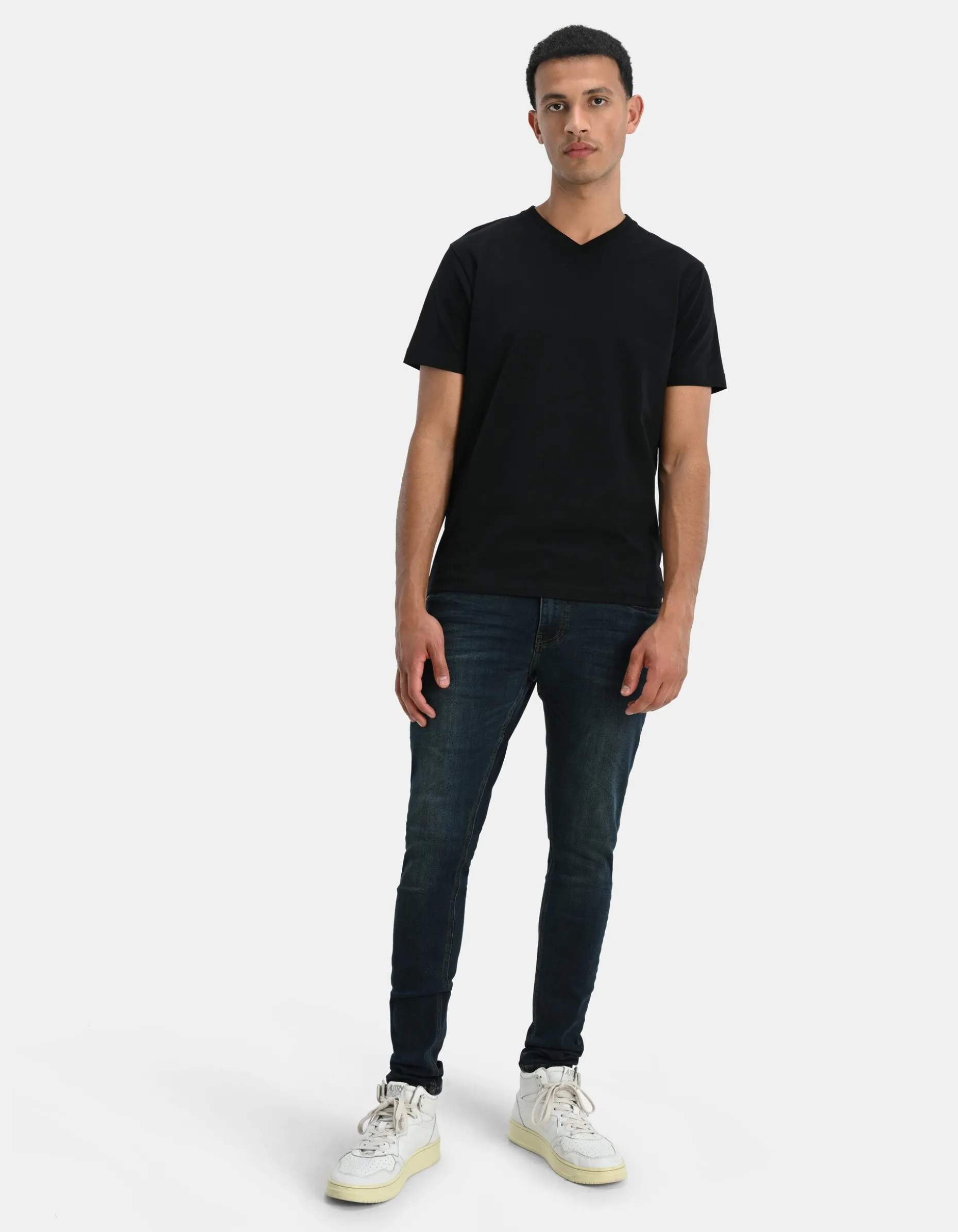 Skinny Fit Jeans Donkerblauw L34