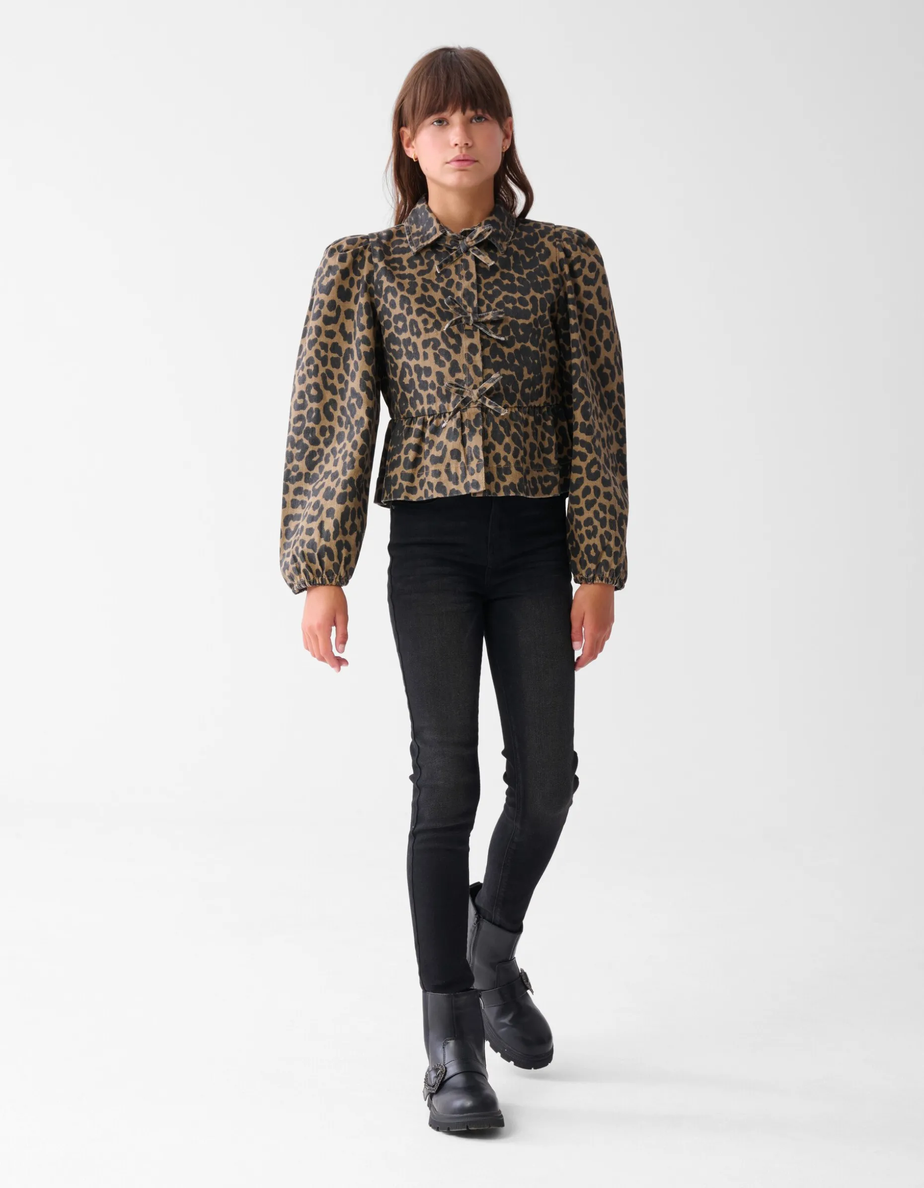 Skinny Fit Jeans Zwart