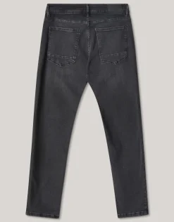 Skinny Fit Jeans Zwart Washed L32