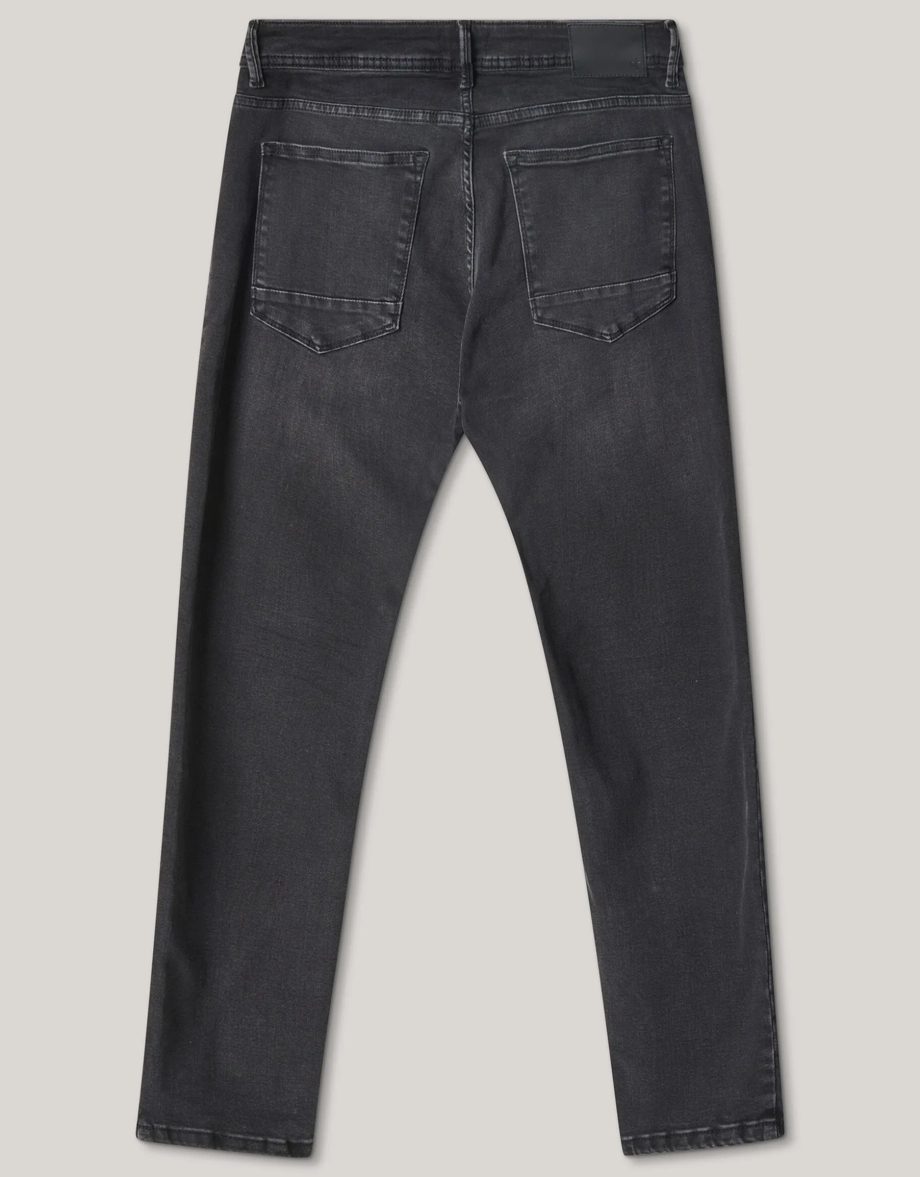 Skinny Fit Jeans Zwart Washed L32