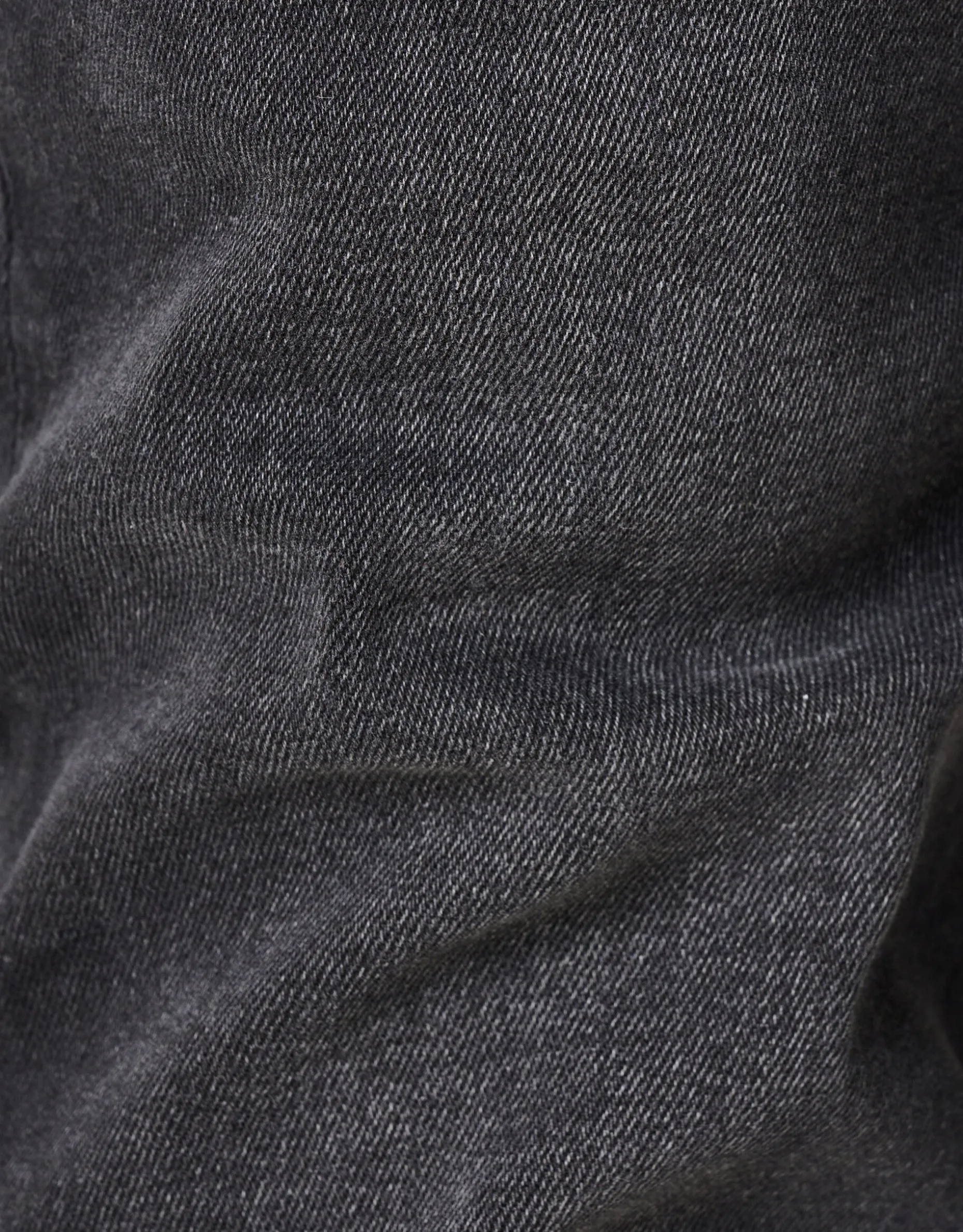 Skinny Fit Jeans Zwart Washed L34