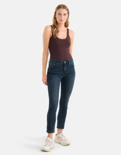 Skinny Jeans Blauw/Zwart L28