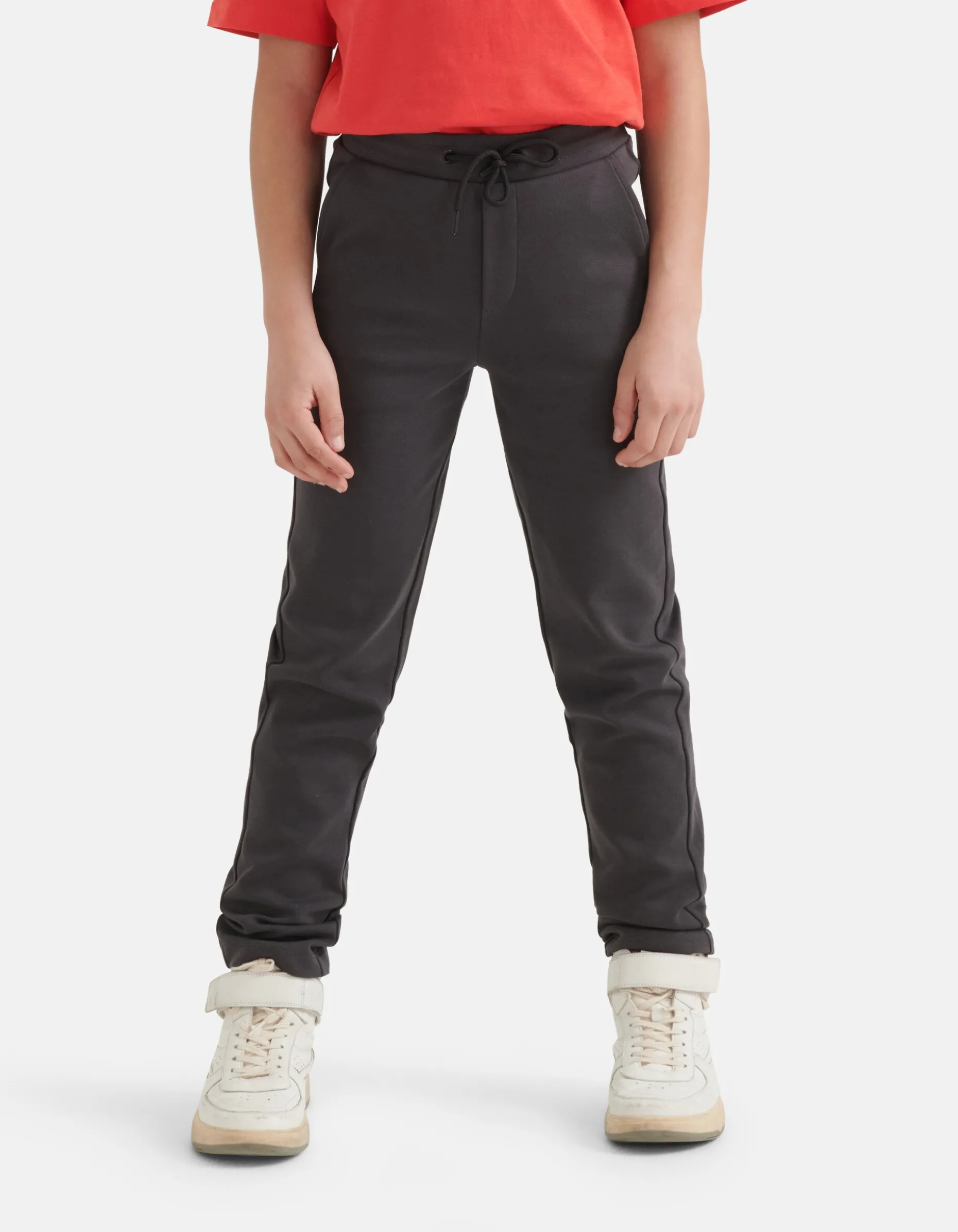 Slim Fit Broek Donkergrijs