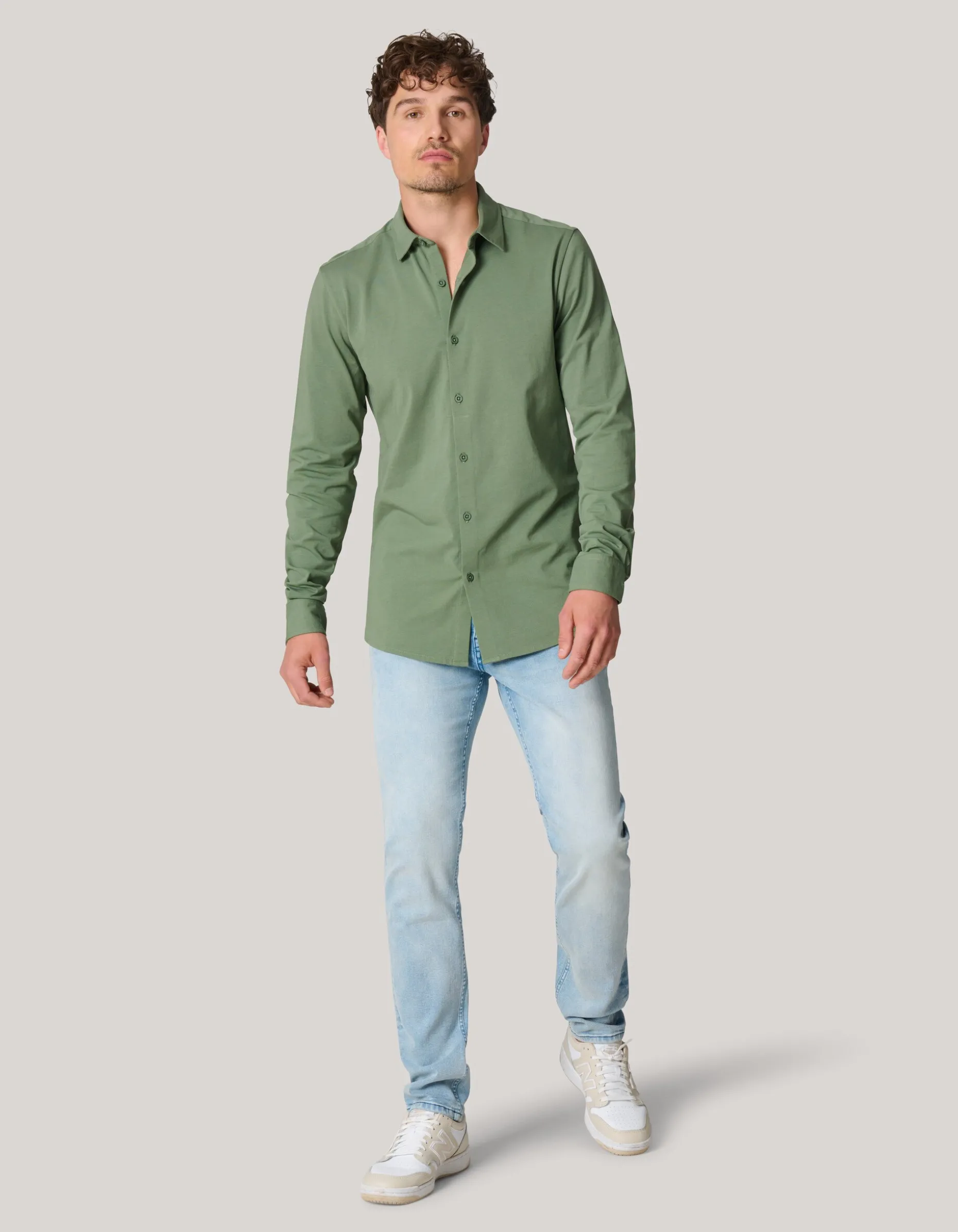 Slim Fit Jeans Lichtblauw L32