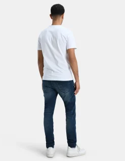 Slim Fit Jog Jeans Donkerblauw L32