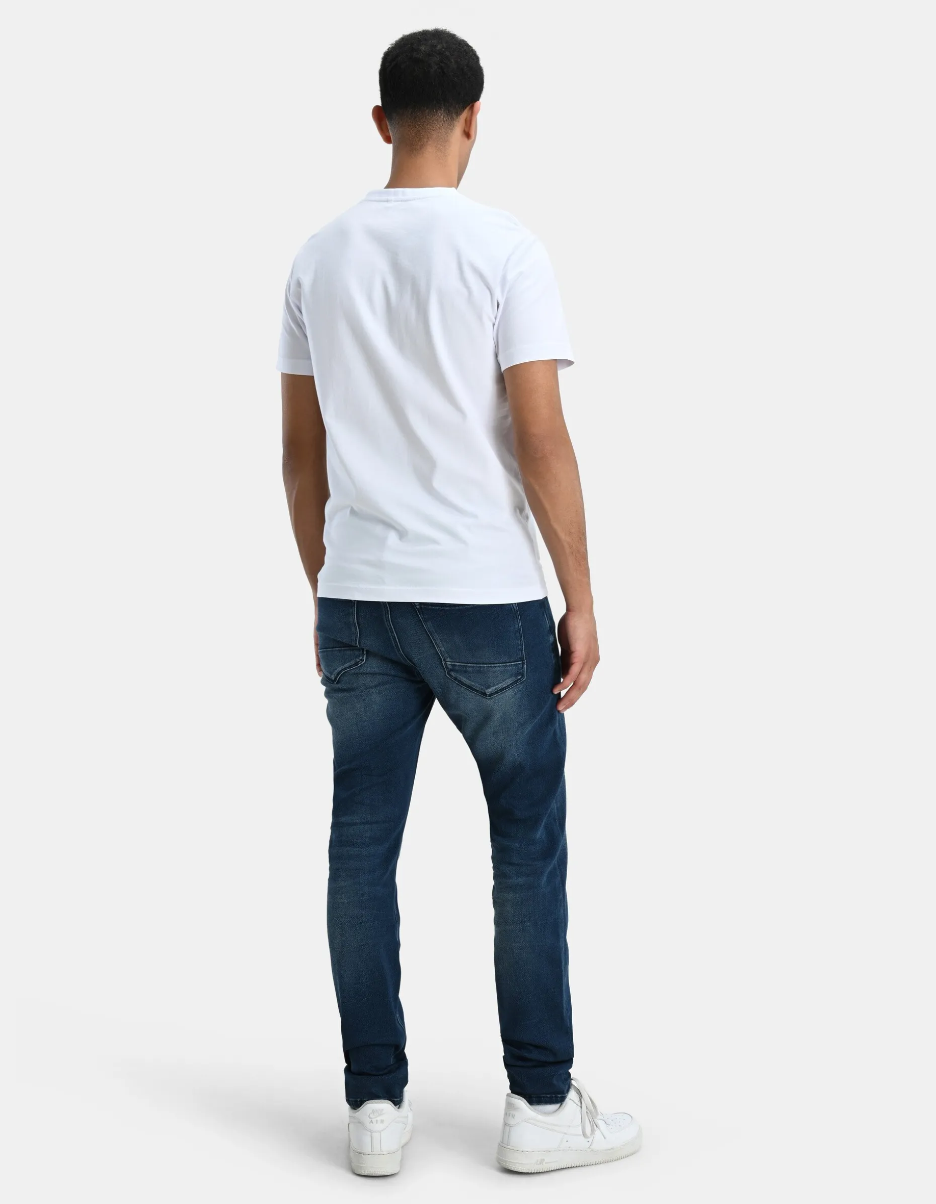 Slim Fit Jog Jeans Donkerblauw L32