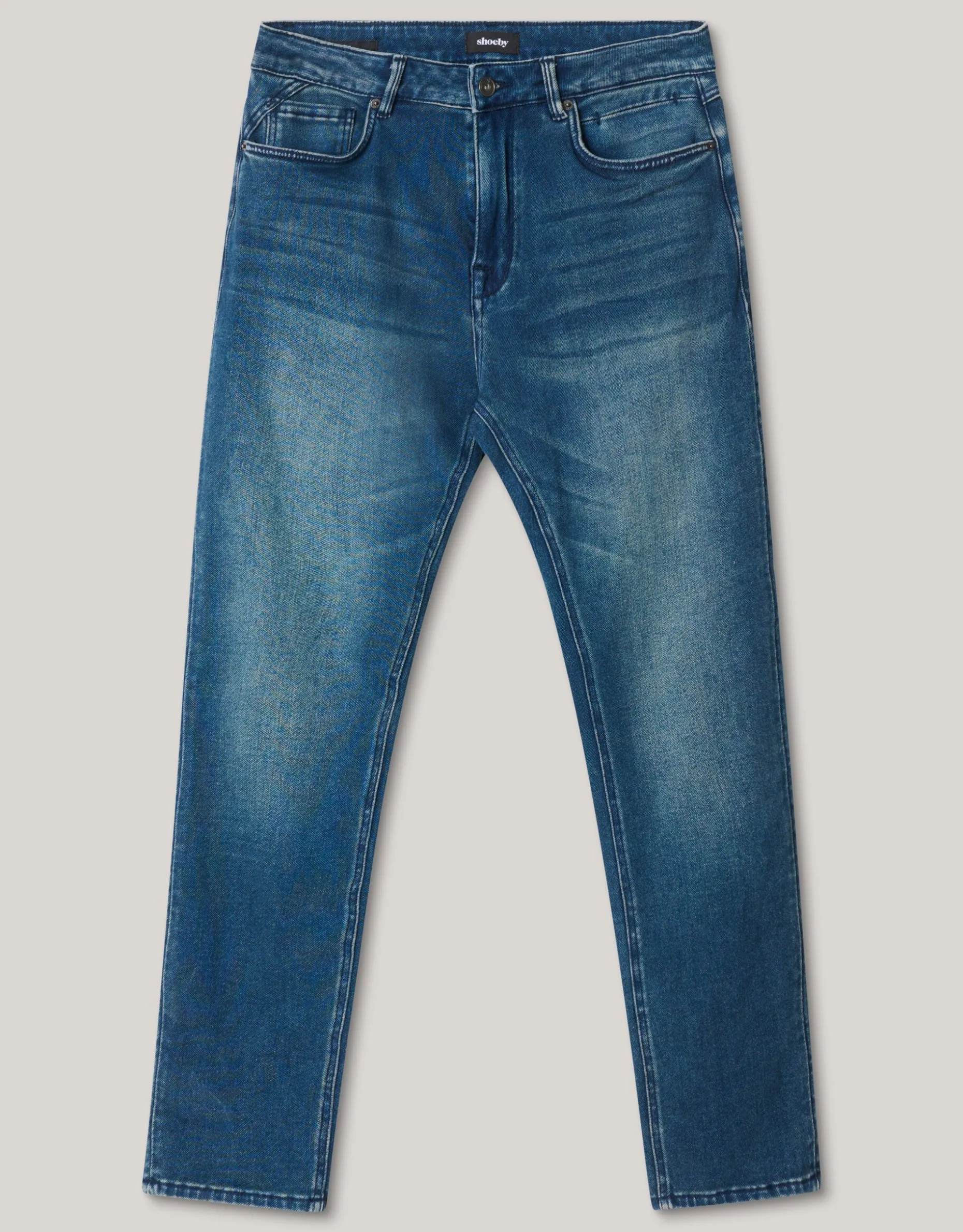 Slim Fit Jog Jeans Donkerblauw L32