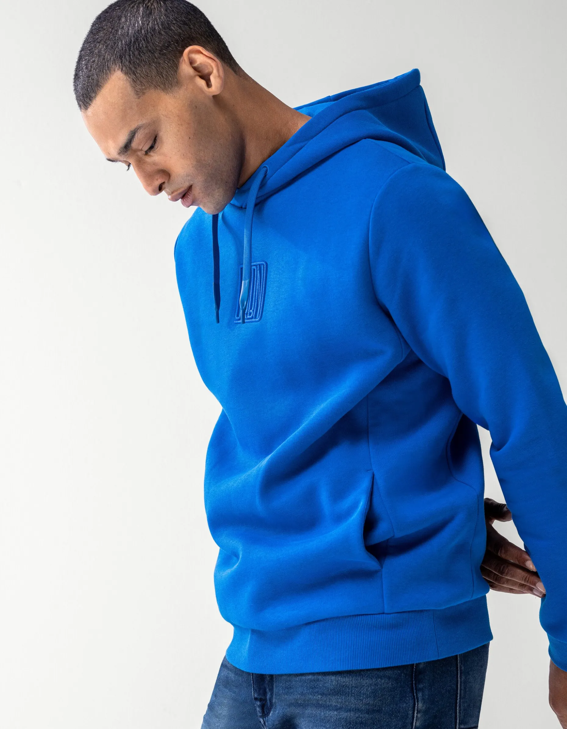 Slim Fit Jog Jeans Donkerblauw L32