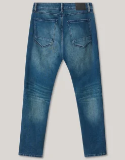 Slim Fit Jog Jeans Donkerblauw L36
