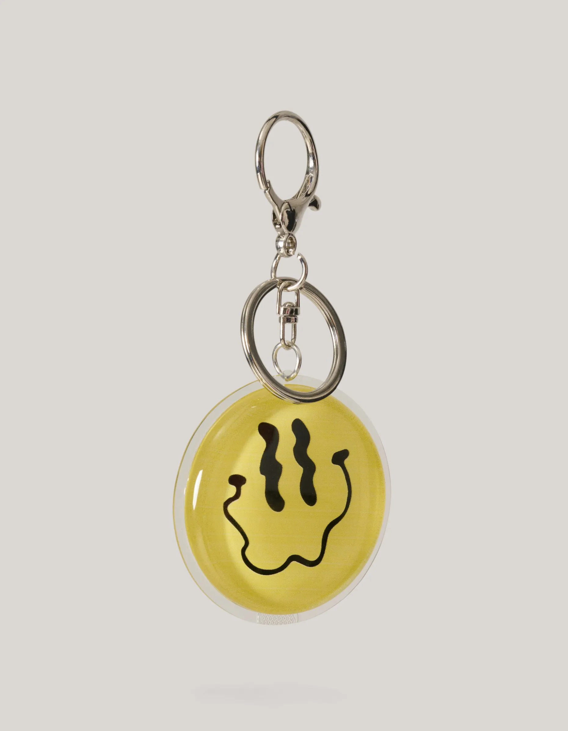 Smiley Sleutelhanger Geel