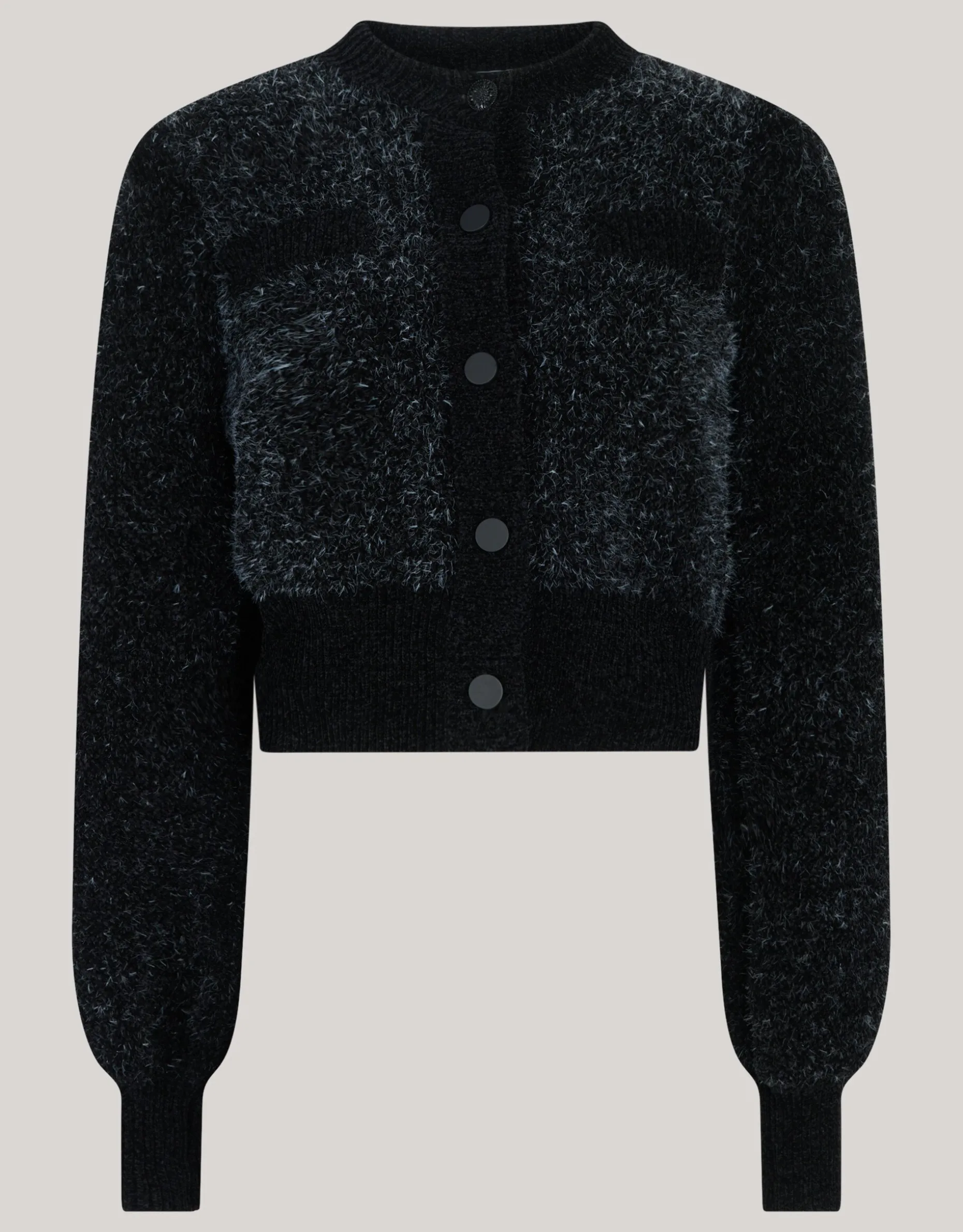 Soft Cropped Vest Zwart By Mieke