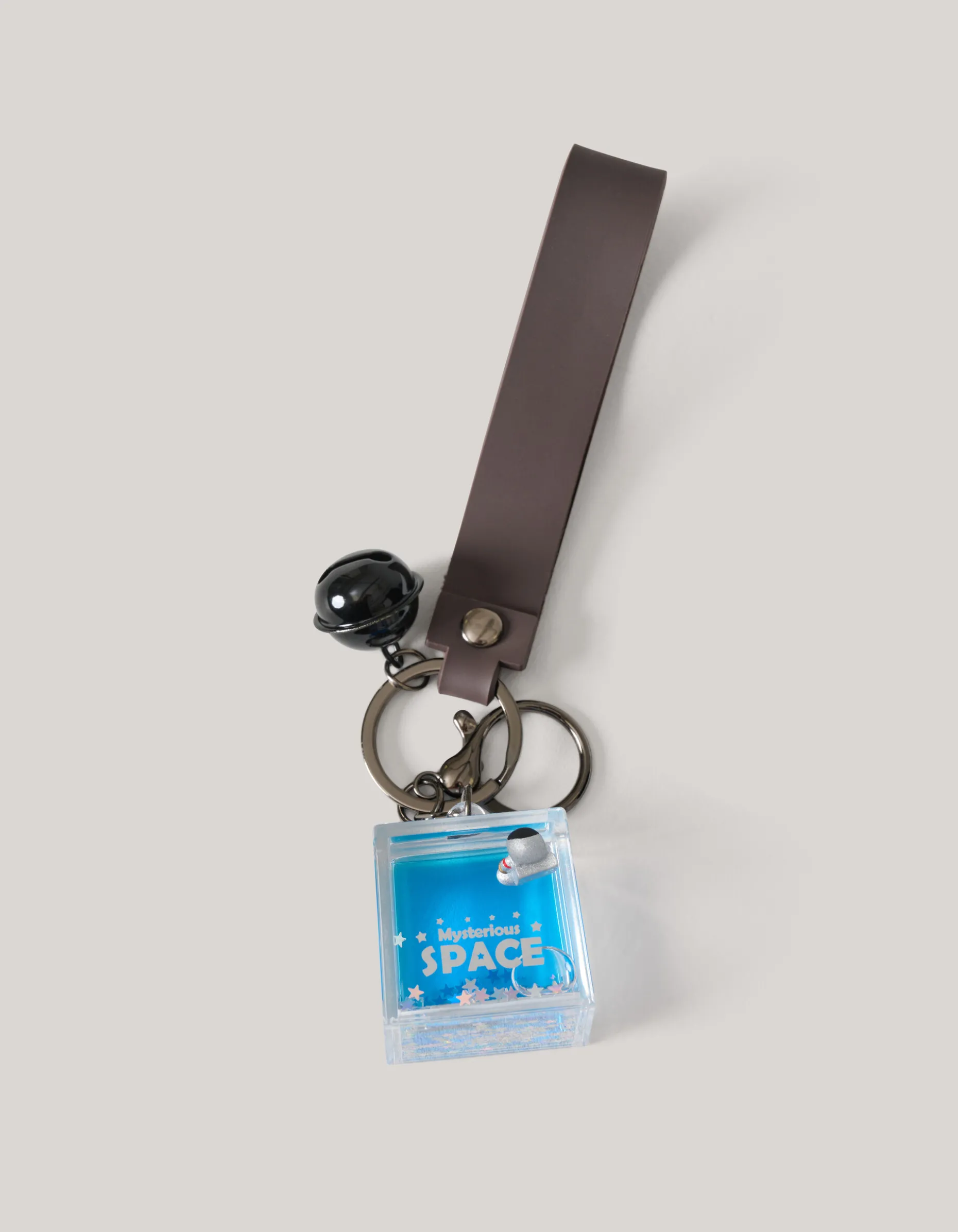 Space Box Sleutelhanger Donkergrijs