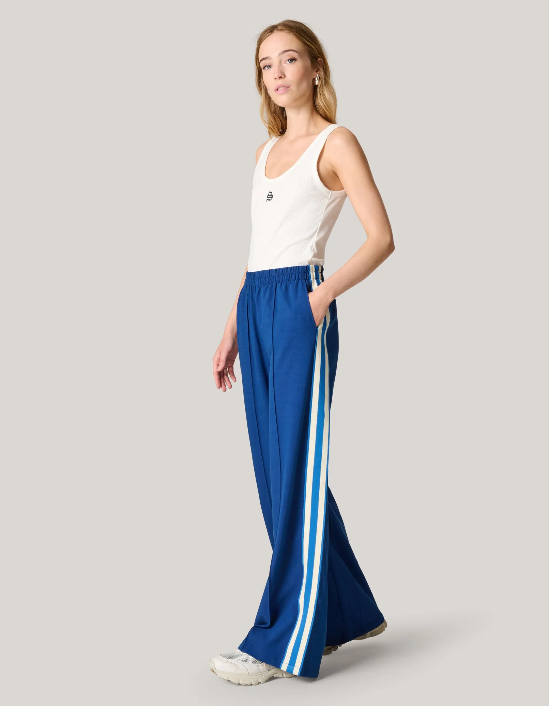 Sporty Broek Donkerblauw