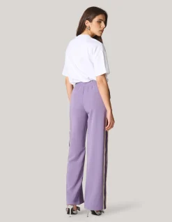Sporty Tape Broek Paars