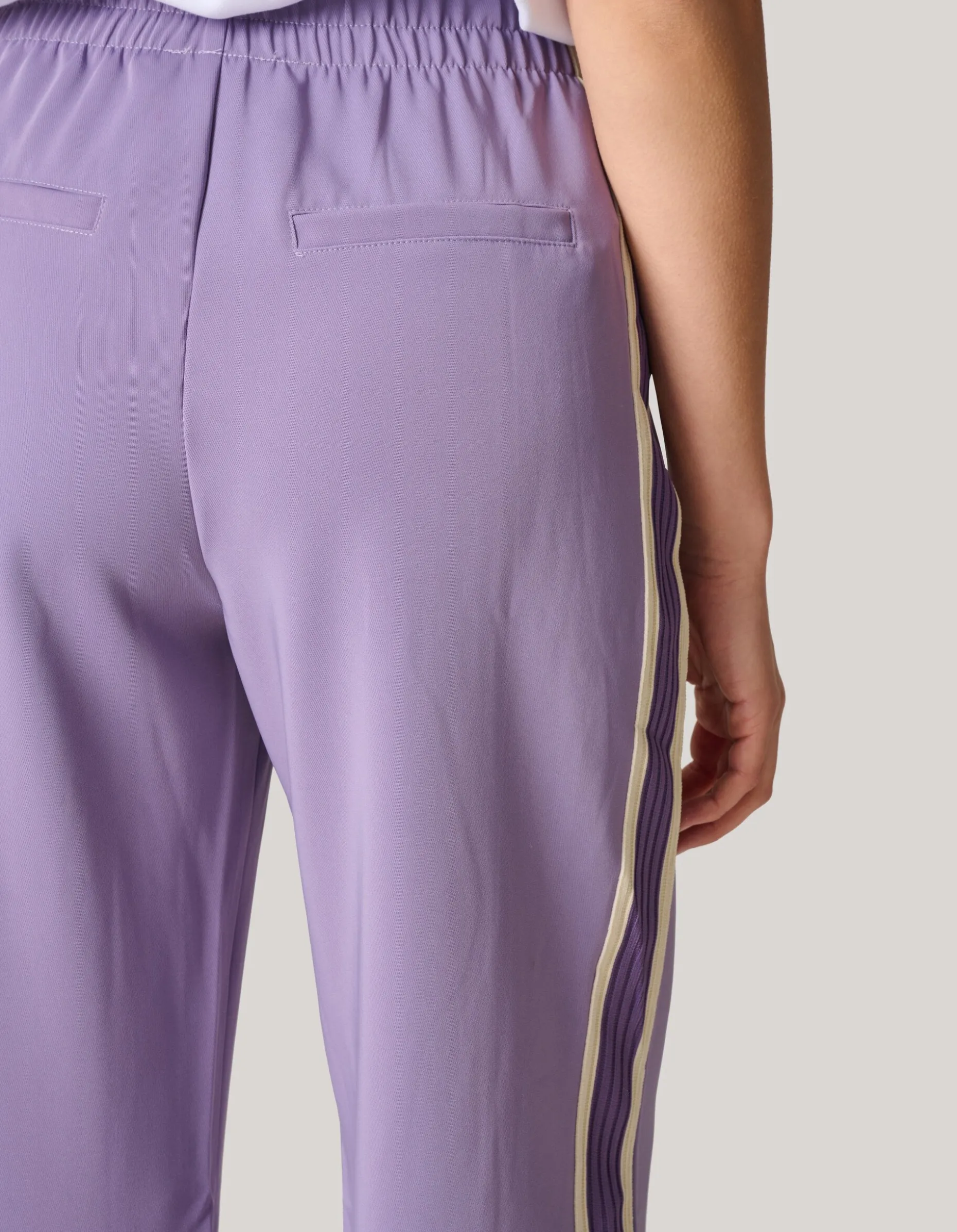 Sporty Tape Broek Paars