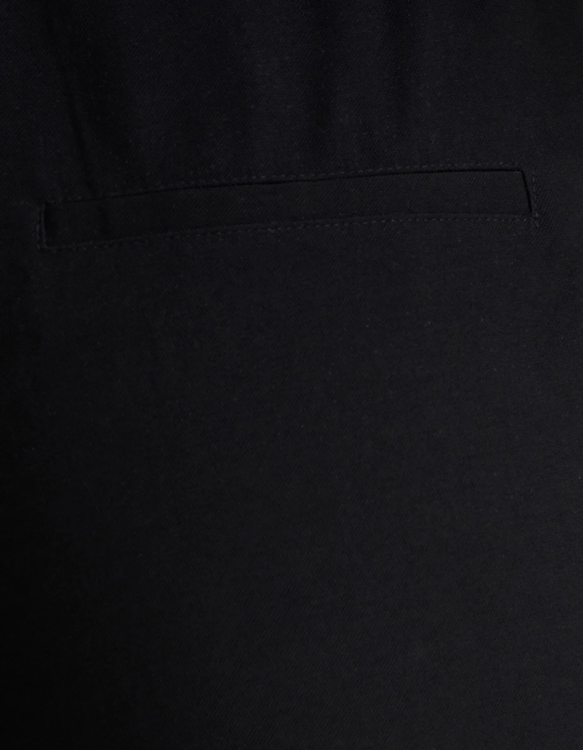 Sporty Wide Leg Broek Zwart