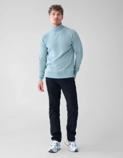 Straight Fit Broek Zwart