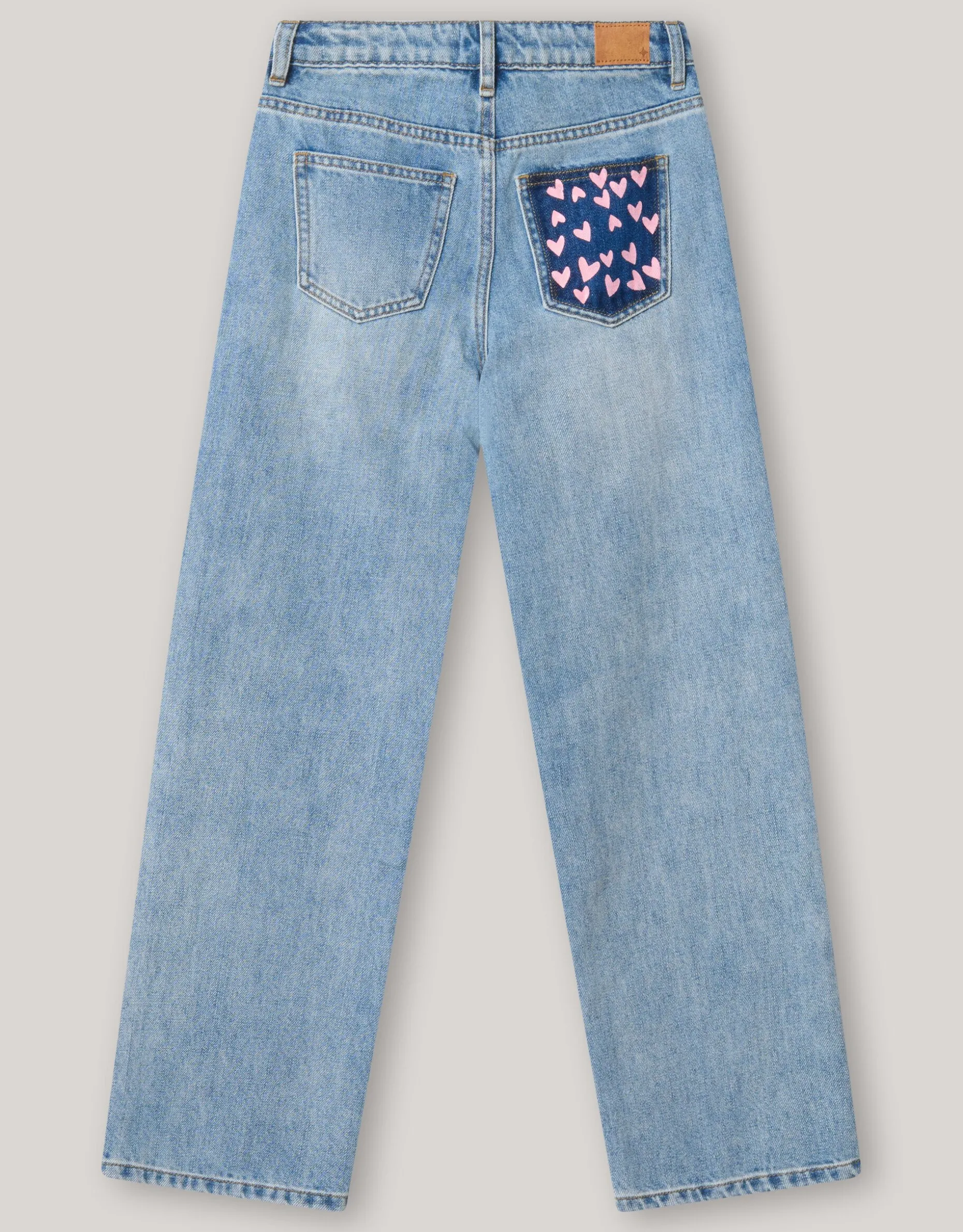 Straight Fit Jeans Bleached