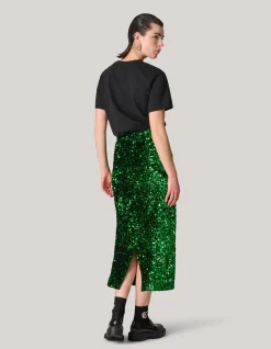 Strass Bra T-shirt Zwart
