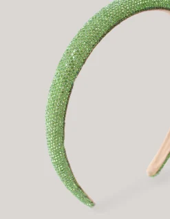 Strass Haarband Groen