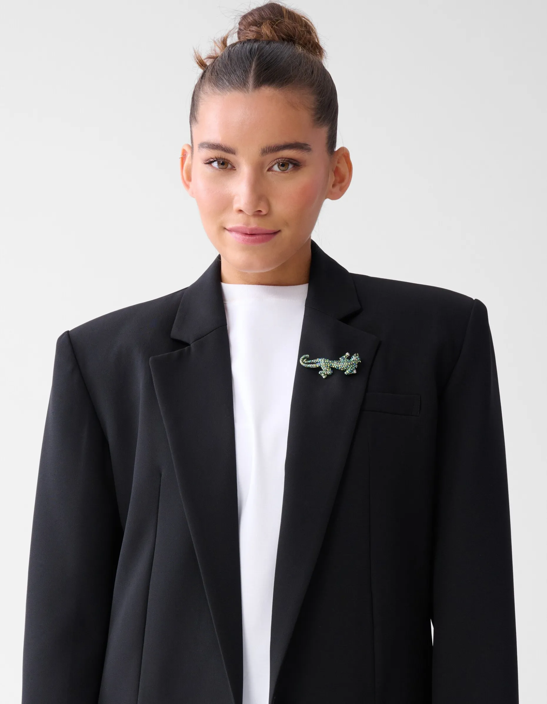Strass Jaguar Broche Groen
