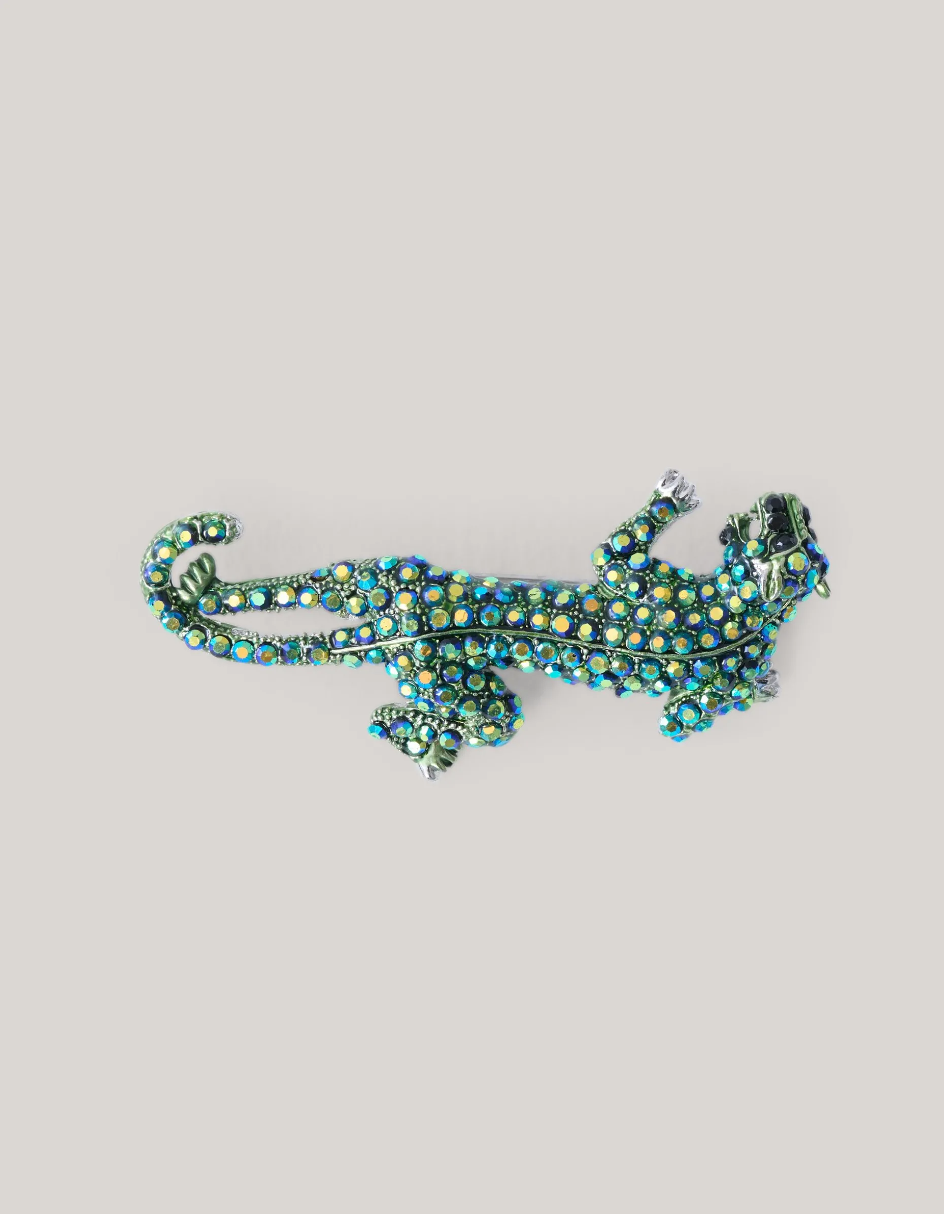 Strass Jaguar Broche Groen