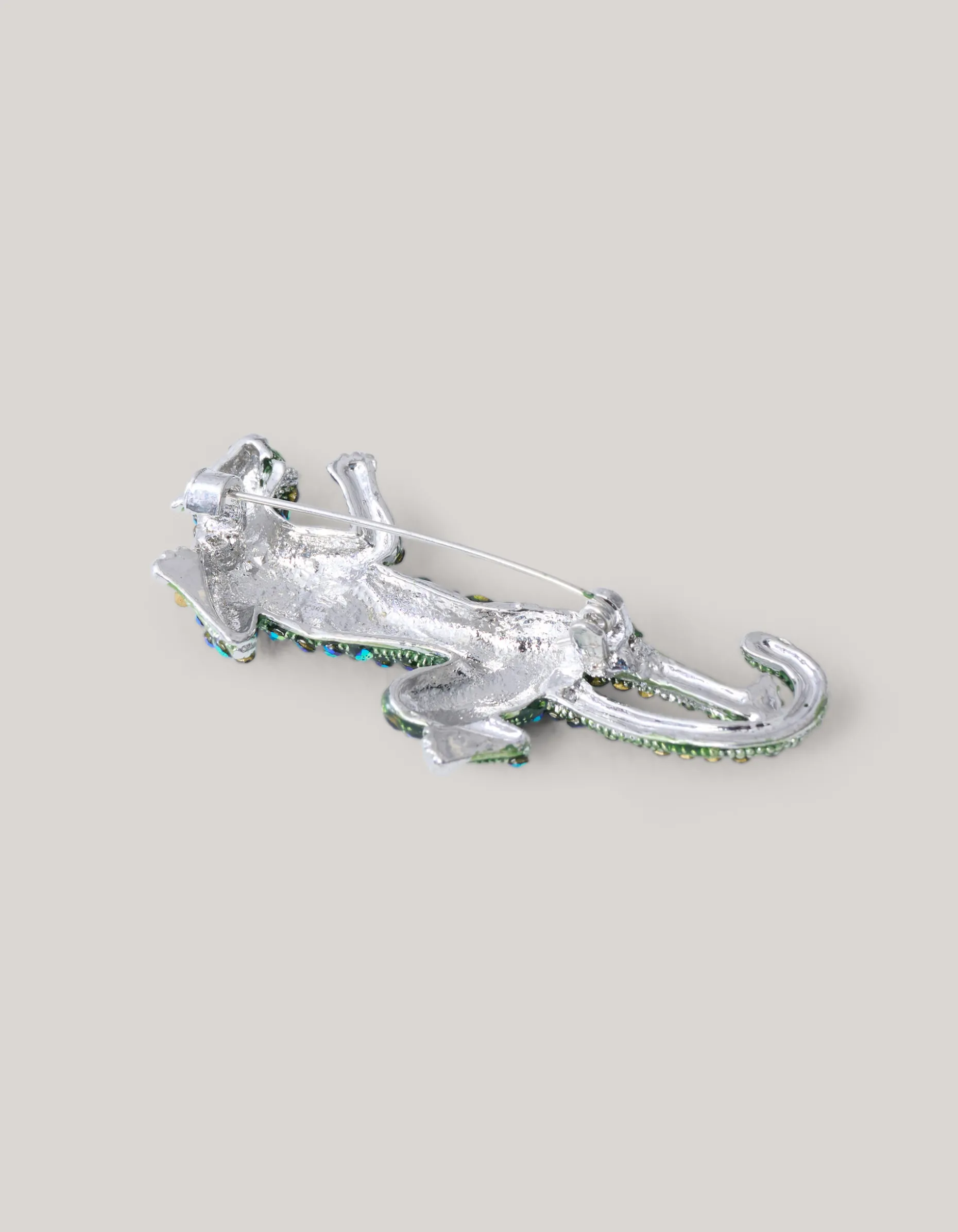 Strass Jaguar Broche Groen